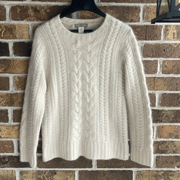 J CREW Hand Knit Lambswool Angora Sweater - Picture 8 of 10